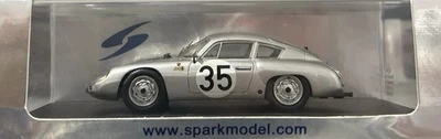 SPARK 1/43 S1360 Porsche 356B Carrera GTL Abarth #35 24h le Mans 1960 Linge Walt - Photo 1/4