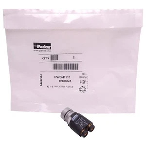 Parker PWS-P111 Plug-In Pressure Sensor, N.O., ø4mm Push-In, 0-10bar, 90l/min - Picture 1 of 12