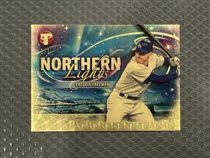 2024 Topps Pristine SUPERFRACTOR Freddie Freeman 1/1 Northern Lights Dodgers - Picture 1 of 2