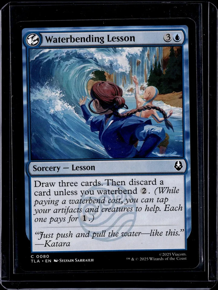 Waterbending Lesson - 80 - TLA - NM - MTG Magic the Gathering - Image 1 of 1