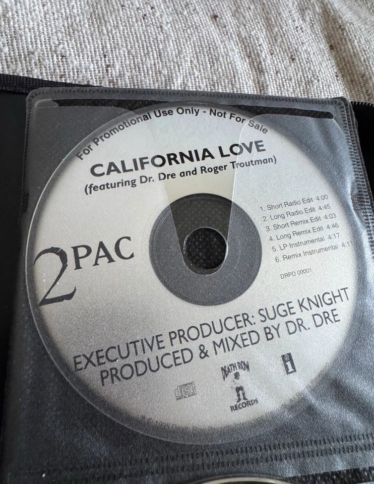 2PAC, California Love, Single, Promo, CD, 1995 First Edition - Bild 1 von 1
