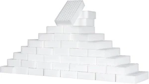 Lot 100 pcs Magic Sponge Eraser Melamine Washing Thick Cleaning Foam Home Tool - Picture 1 of 6