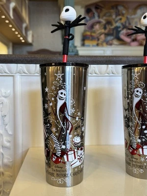2025 Disney Jack Skellington Starbucks Cup/The Nightmare Before Christmas-NEW - Image 1 of 3