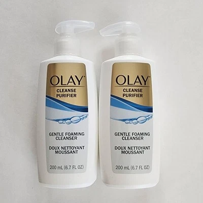 Lote de 2 limpiadores espumosos suaves Olay Cleanse - 6,7 fl oz cada uno nuevo Foto 1 de 2