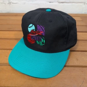 Vintage Coca Cola Sports Hat Cap Snap Back Mens Adjustable Black Blue - Picture 1 of 5