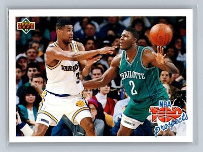 Billy Owens/Larry Johnson 1992 Upper Deck #438 NBA Top Prospects Foto 1 de 2