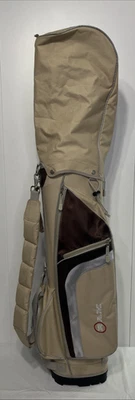 RAM Golf Bag, Beige & Silver, 6-Way Divider w/ 4 Pockets, Rain Hood Lightweight - Image 1 of 4