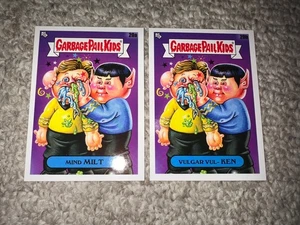 Garbage Pail Kids Intergoolactic 20a Mind Milt 20b Vulgar Vul-Ken Set GPK Topps - Picture 1 of 2