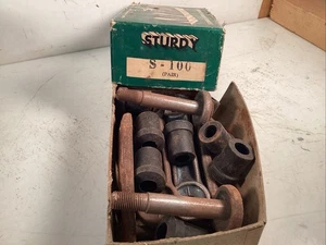 STURDY S-100 Pair AT Harris Bushing Kit MOPAR Steering Mount Suspension Link - Picture 1 of 8