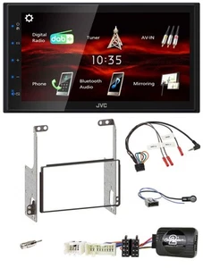 JVC USB Bluetooth Lenkrad DAB 2DIN Autoradio für Nissan X-Trail T31 2007-2008 sc - Bild 1 von 11