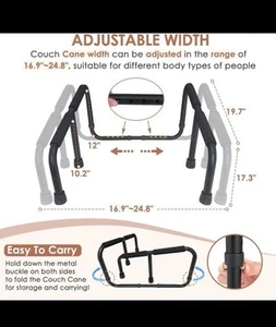 NEPPT Couch Cane Stand Lift Assist for Elderly Standing Aids Supports Assistance - Picture 1 of 6