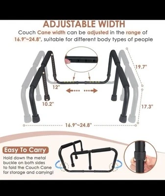 NEPPT Couch Cane Stand Lift Assist for Elderly Standing Aids Supports Assistance - Image 1 of 4