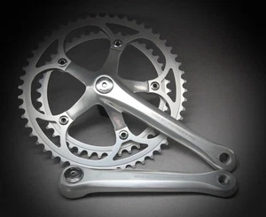 Juego de bielas Suntour Superbe Pro CW-SB10 / 172,5 mm / 42 52 / 1989 #VELOWIZARD - Imagen 1 de 18