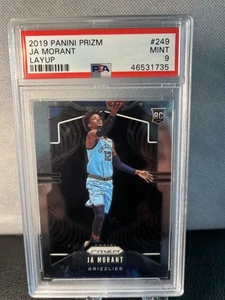 2019-20 Prizm Ja Morant RC Rookie #249b Grizzlies PSA 9 - Picture 1 of 2