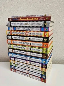 Diary of a Wimpy Kid Series By Jeff Kinney 15 Books Collection Bundle - Picture 1 of 5