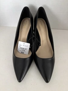 Liz Claiborne Flex Form Gracie spitz zulaufende schwarze Pumps, Größe 11 M NEU - Bild 1 von 7