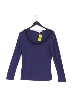 Rocha.John Rocha Women's Top UK 14 Blue Cotton with Lyocell Modal Basic - Image 1 of 4