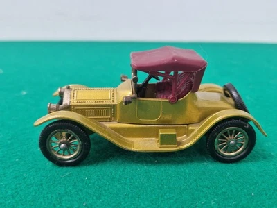 Винтажный литой автомобиль Cadillac 1960-х годов Y-6 модели прошлых лет 1913 года со спичечный коробок - Изображение 1 из 4