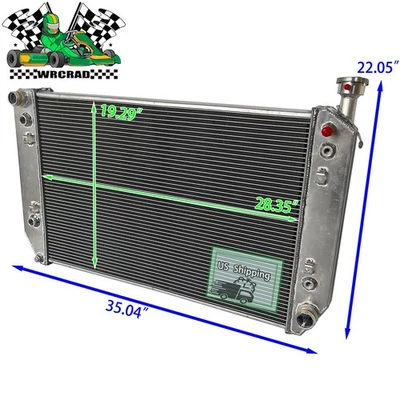 Aluminum Radiator For Chevrolet P30 GMC P3500 1994-1998 1995 1996 5.7L V8 Engine - Image 1 of 4