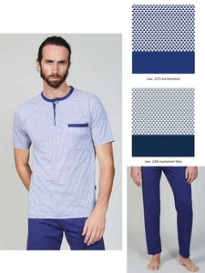 Pigiama uomo a manica corta e pantalone lungo in jersey di cotone Bip Bip 3657 - Imagen 1 de 1