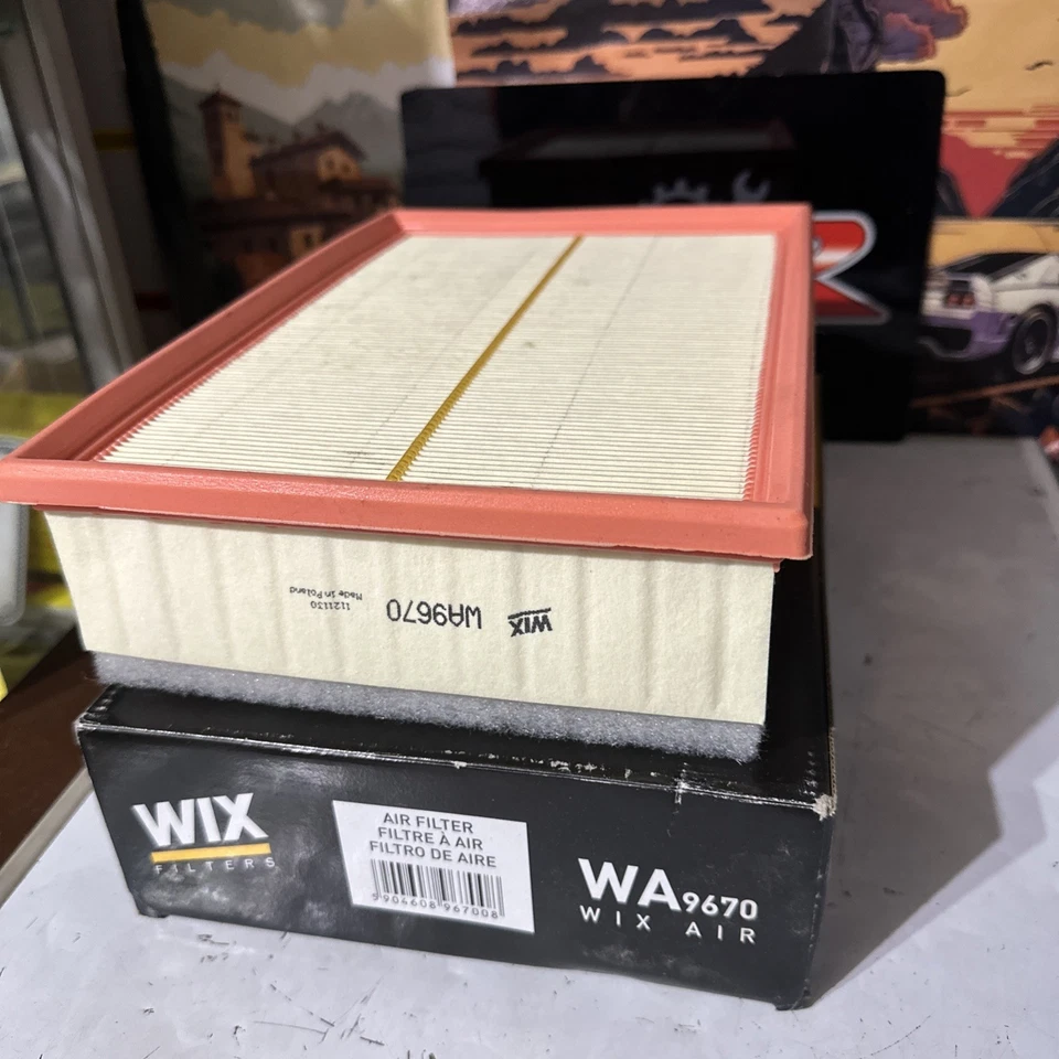 Air Filter fits RENAULT MASTER Mk3 2.3D 2010 on Wix 165462604R 165465171R New - Image 1 of 4