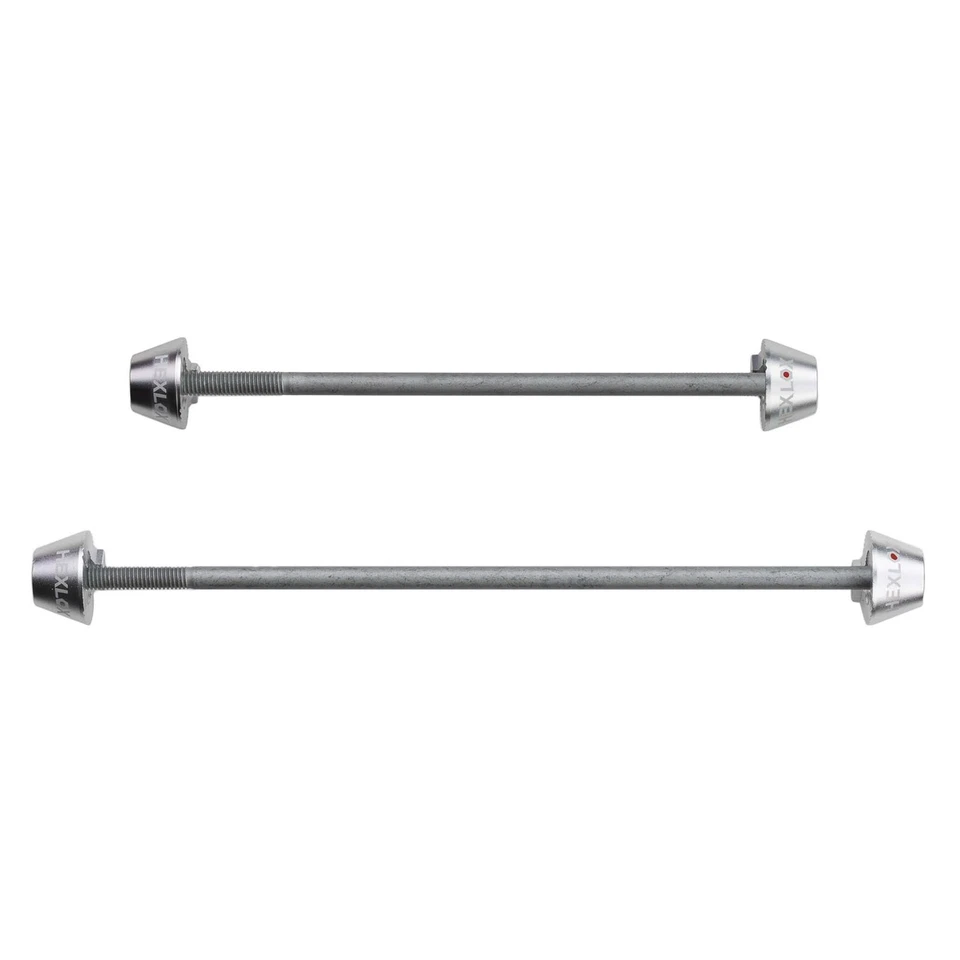 Hexlox Wheel Skewer, Road, F/R Set, Silver - Image 1 of 1