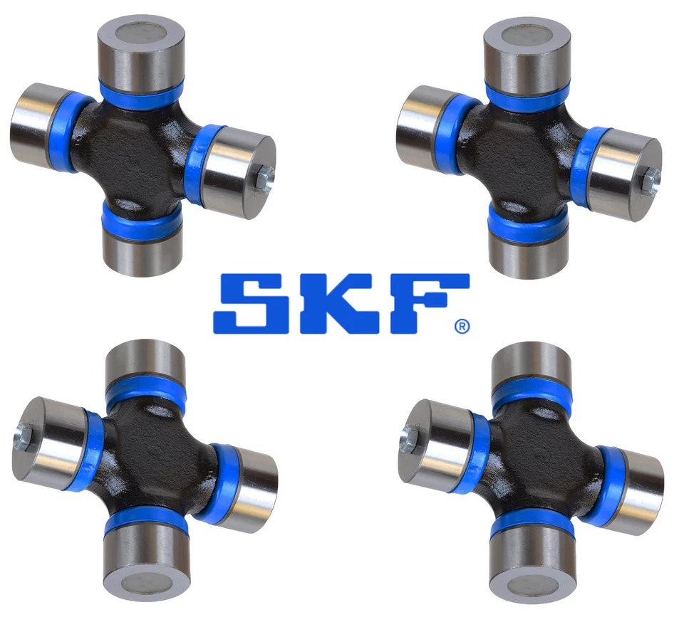 4 Heavy Duty Driveshaft Universal Joint Kits SKF Brute Force Greasable - Image 1 of 3