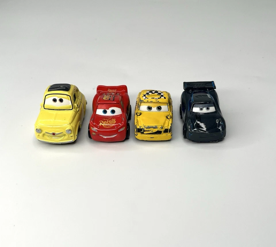 Disney Pixar Cars Mini Racers Mattel Lot Of 4 Mixed/Die Cast - Image 1 of 4