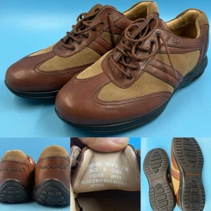 Scarpe sneakers casual uomo Rockport Signature Series taglia 7,5, camoscio/pelle - Foto 1 di 8