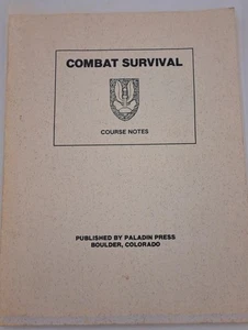 Combat Survival Course Notes 1981 Paladin Press Special Forces Trap Manual Vintage - Bild 1 von 19