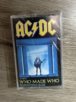 AC/DC - Who Made Who (1986 Cassette Tape) Atlantic 80s Heavy Rock - New Sealed - Image 1 of 2