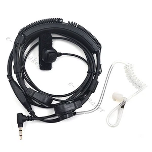 Elastyczny zestaw słuchawkowy mikrofonu gardłowego PTT do Yaesu VX160 VX210 VX350 VX351 VX400 VX410 - Zdjęcie 1 z 9