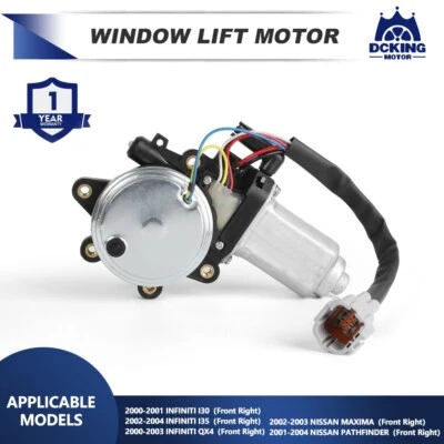 Window Motor For Infiniti I30 I35 QX4 & Nissan Maxima Pathfinder Front Right RH - Image 1 of 4