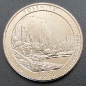 Yosemite National Park 2010 D ATB Commemorative Quarter - Picture 1 of 2