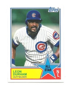 2013 Topps Archives "1983 Topps All-Stars" #83-LD, LEON DURHAM, Chicago Cubs 