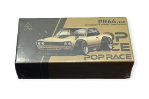 Pop Race PR64-248 Nissan Skyline GT-R V8 Drift Hakosuka Gold SGT 6 2025 - Picture 1 of 1