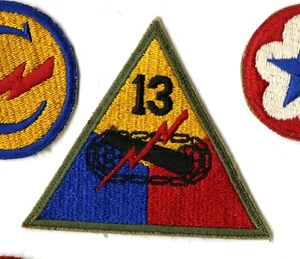 13th Armored Division White Back Patch Germany Rose Pocket Austria - Picture 1 of 2