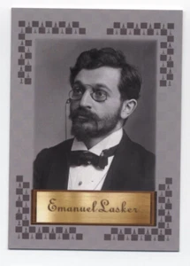 2023 The Chess #2 Emanuel Lasker World Champion BLACK 1 of 50 - Picture 1 of 2