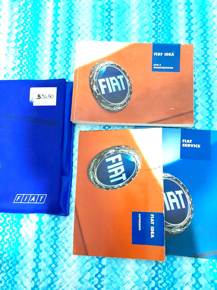 FIAT IDEA ANNO 2006 KIT COMPLETO LIBRETTI USO E MANUTENZIONE USATI ORIGINALI - Immagine 1 di 1