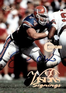 Jason Odom Florida Gators Signed on Card Auto 1996 Classic Visions - Picture 1 of 2