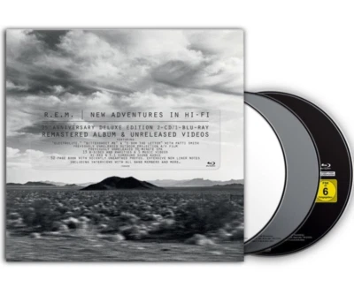 R.E.M.: New Adventures In Hi-Fi (Deluxe Edition) auf 2 CDs, 1 Blu-ray und 1 Buch - Bild 1 von 2