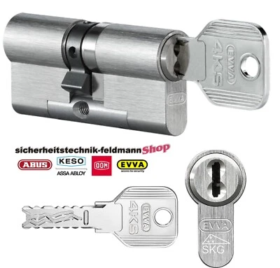 Cilindro porta EVVA 4KS BSZ doppio cilindro cilindro cilindro serratura certificato SKG*** - Immagine 1 di 2