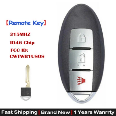 Mando a distancia de repuesto para Nissan Juke 2011 2012 2013 2014 2015 2016 2017 Foto 1 de 4