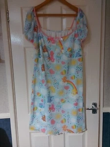 womens care bears cute dress sz4xl xxxxl coquette cute kitsch - Picture 1 of 4