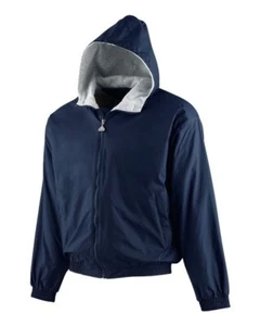 NEW Augusta Sportswear Youth Large Navy Fleece Lined Taffeta Jacket A1 - Picture 1 of 1