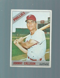 1966 TOPPS #230 JOHNNY CALLISON - PHILLIES - EX
