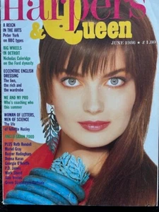 Harpers Bazaar & Queen June 1986 - Paulina Porizkova Cover - David Seidner - Imagen 1 de 1