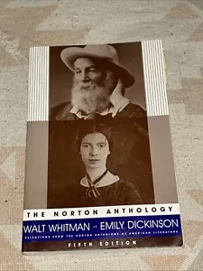 The Norton Anthology - Walt Whitman & Emily Dickinson FisicalBook - Picture 1 of 12
