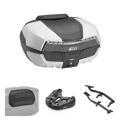 Kit bauletto GIVI V58 MAXIA 5 LIMITED bianco CF MOTO MT-X ALTA 800 2025-2025 Foto 1 de 4