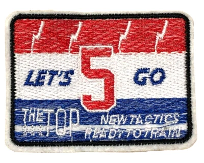 Patch Sew On for Clothing Backpacks Hats Jackets Pants Let's Go # 5 Symbol A62 - Image 1 of 3